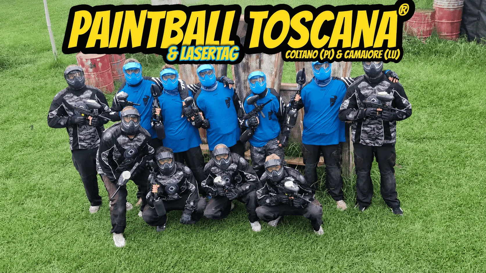 Attrezzatura Paintball Toscana disponibile per gli eventi aziendali